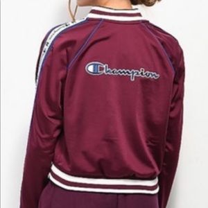 Burgundy champion jacket
